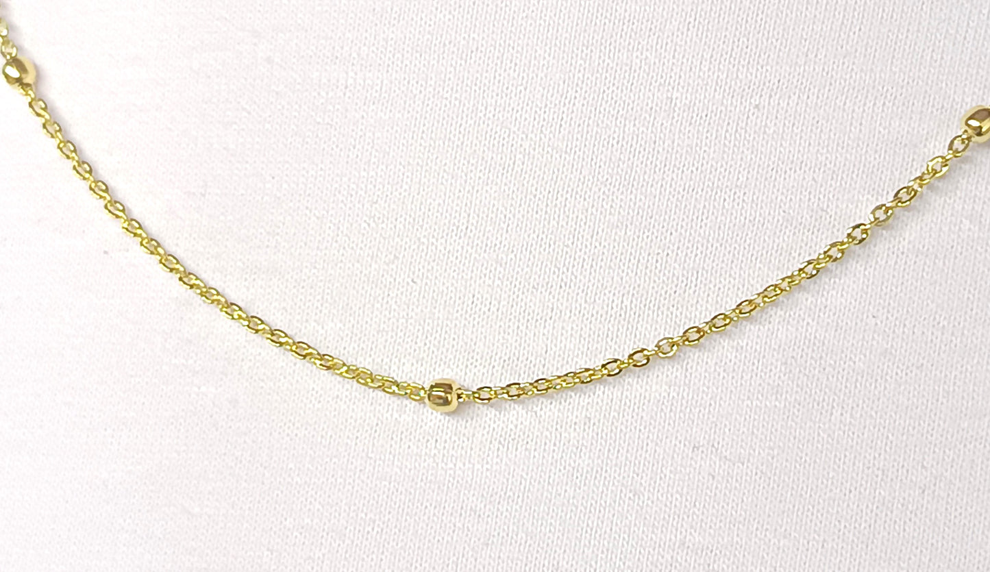 Gargantilha Folheado em Ouro Amarelo