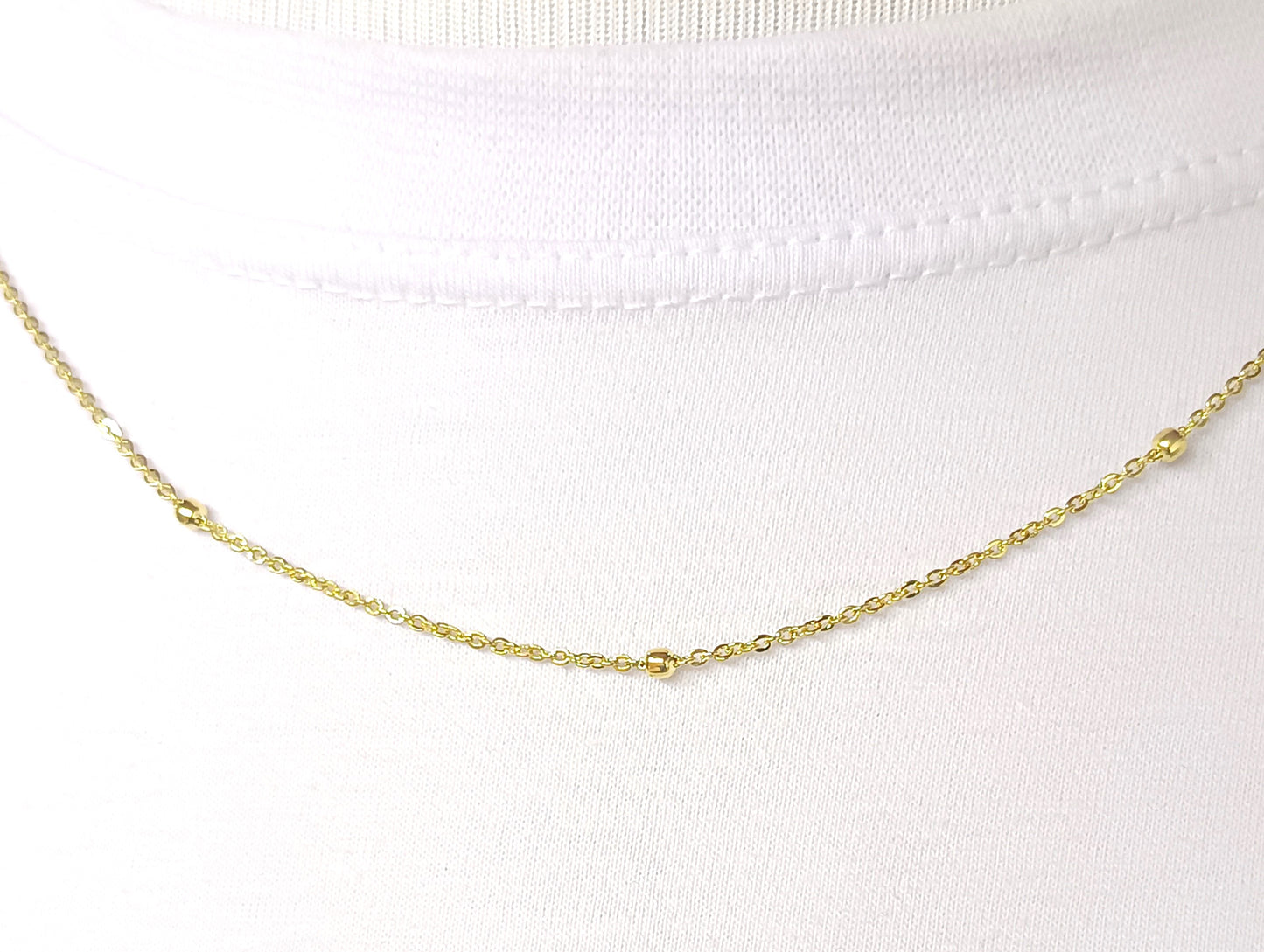 Gargantilha Folheado em Ouro Amarelo