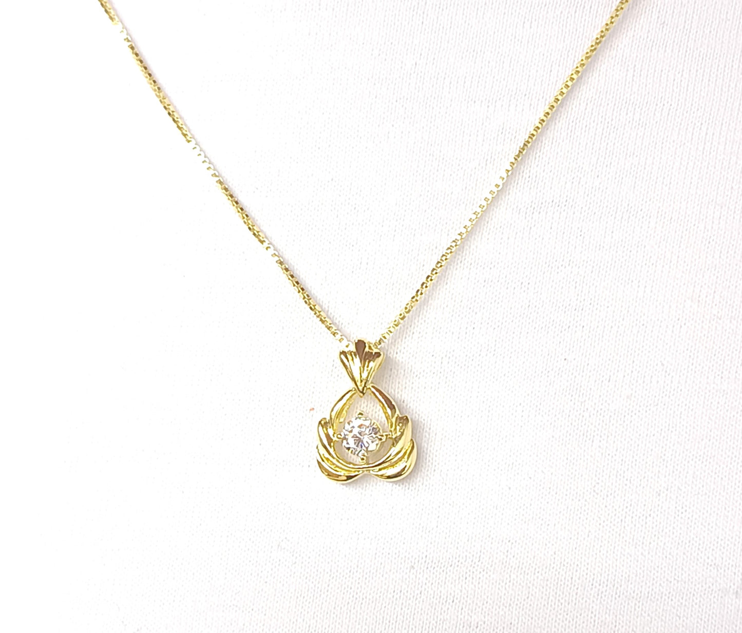Pingente Folheado em Ouro Amarelo