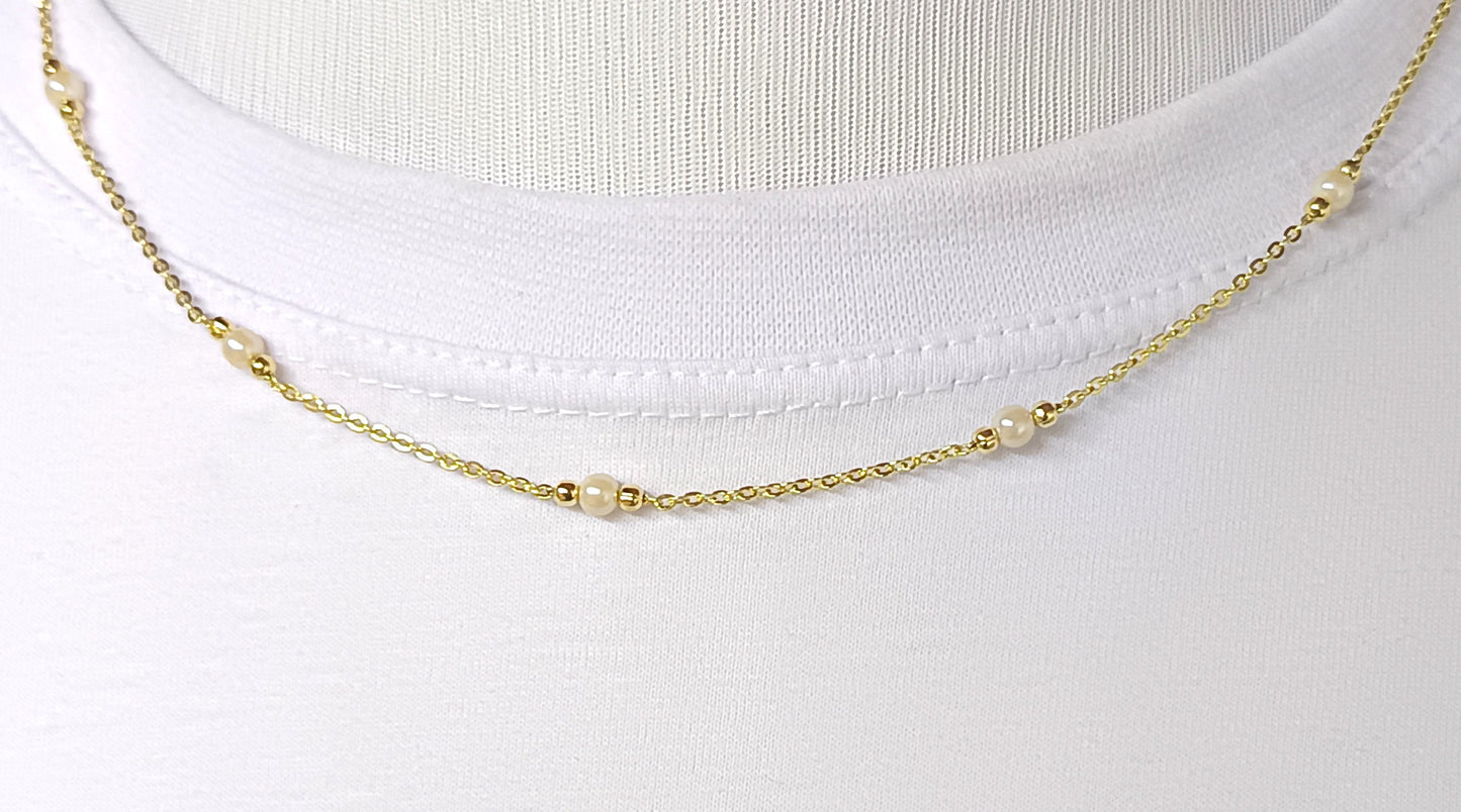 Gargantilha Folheada em Ouro Amarelo