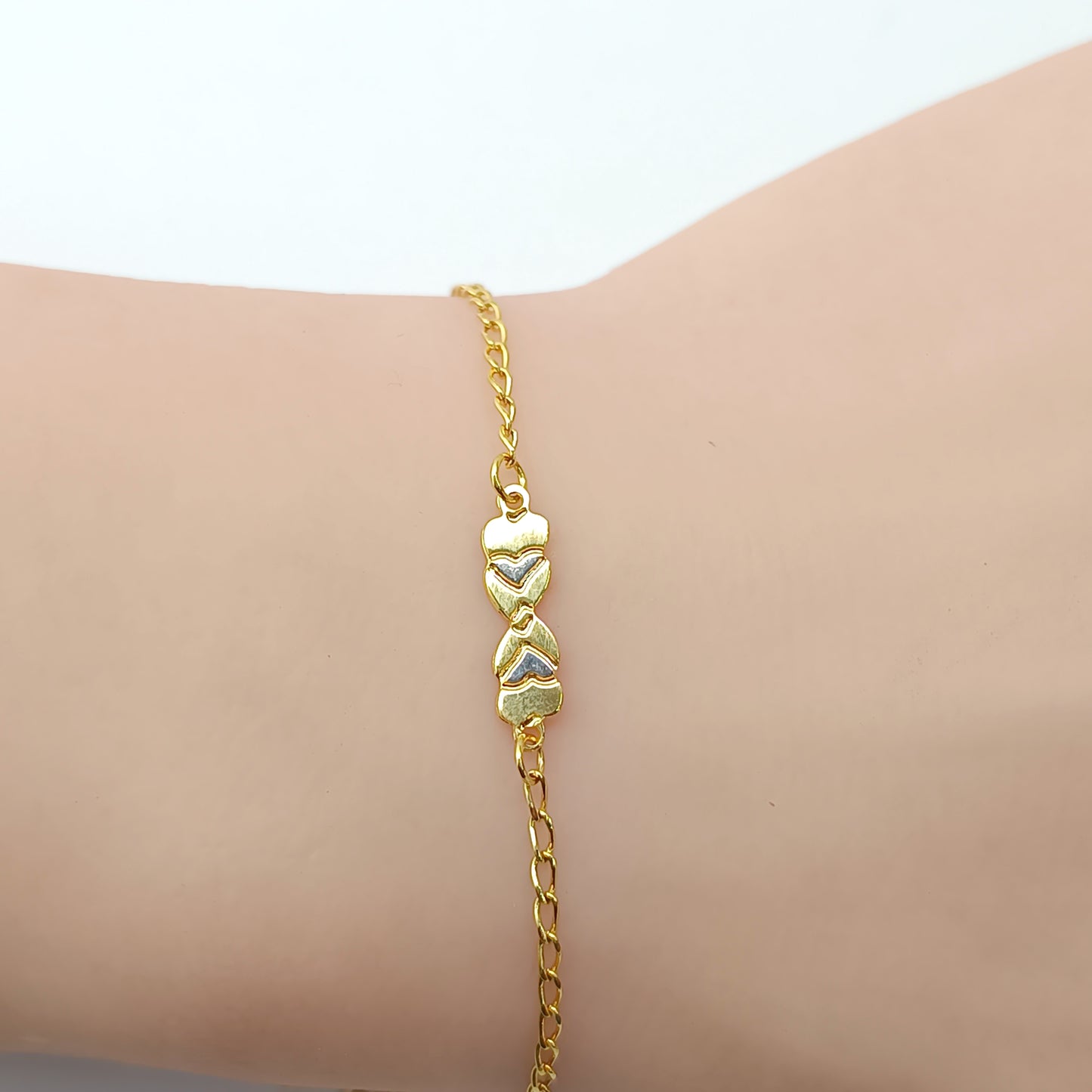 Pulseira Folheada em Ouro Amarelo