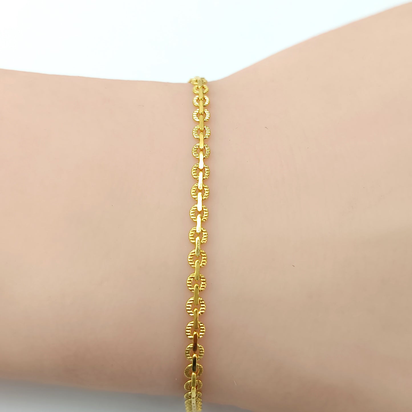 Pulseira Folheada em Ouro Amarelo