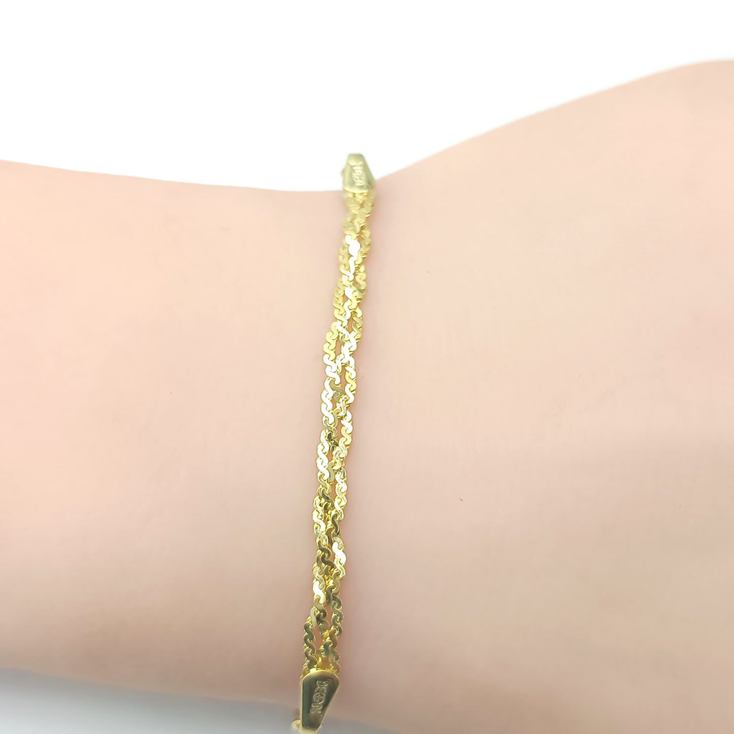 Pulseira Folheada em Ouro Amarelo