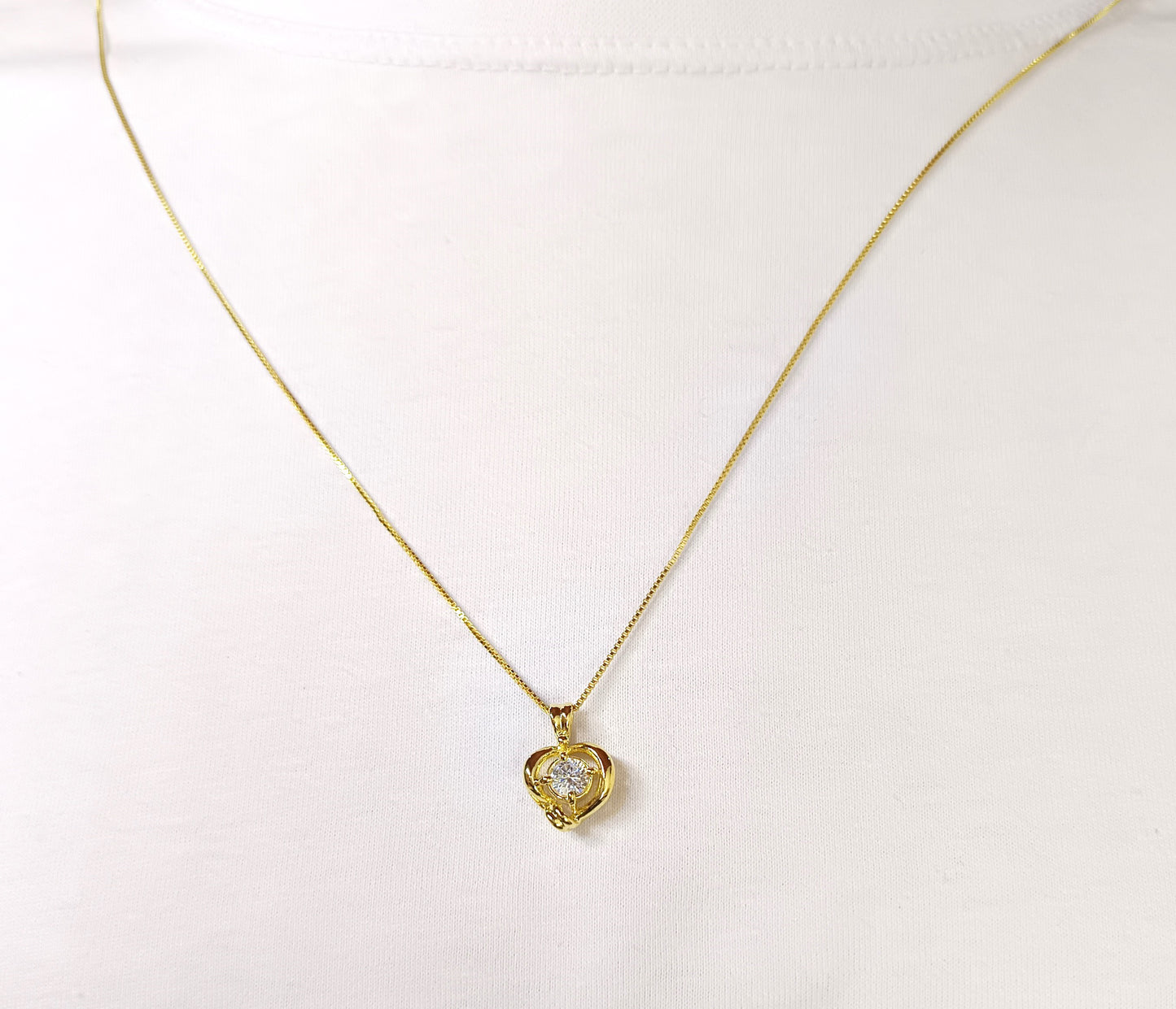 Pingente Folheado em Ouro Amarelo