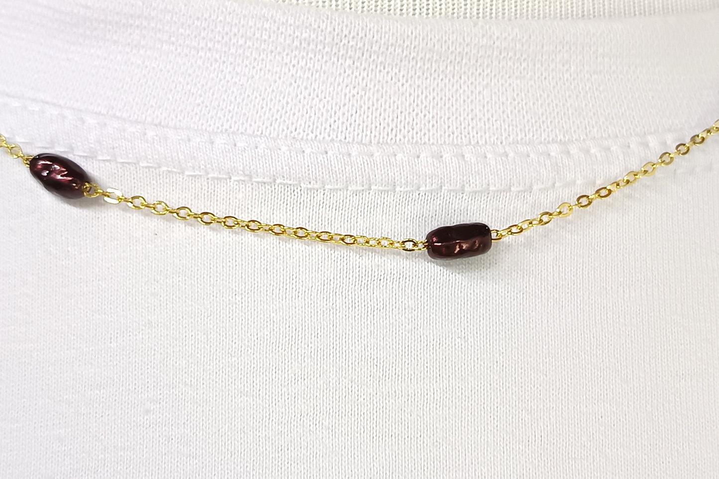 Gargantilha Folheada em Ouro Amarelo