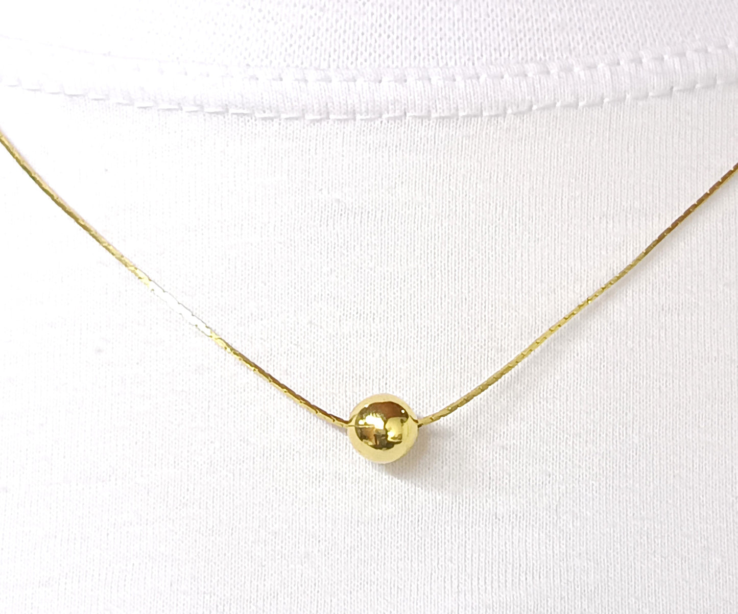 Gargantilha Folheado em Ouro Amarelo