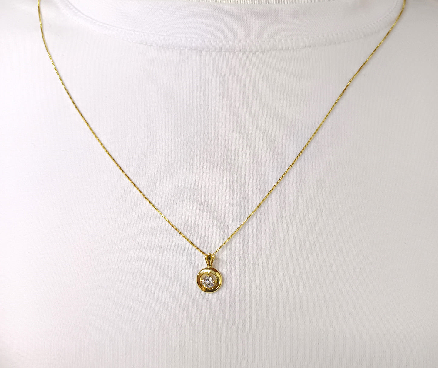 Pingente Folheado em Ouro Amarelo