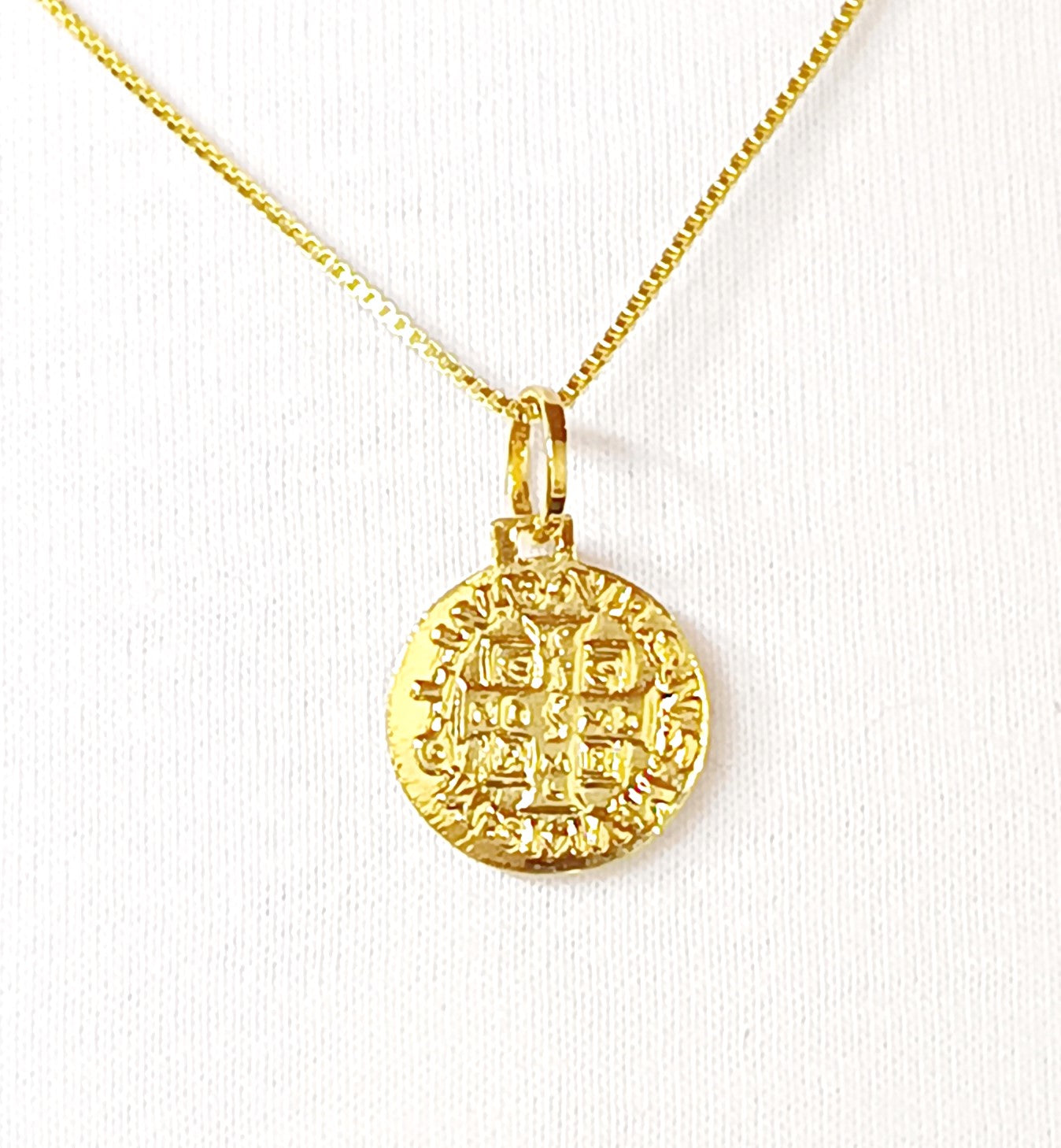 Pingente Folheado em Ouro Amarelo