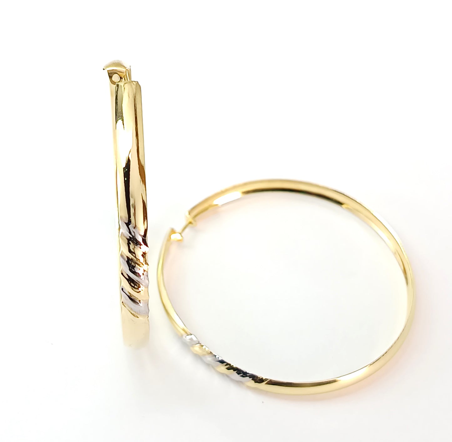 Brinco Folheado em Ouro Amarelo