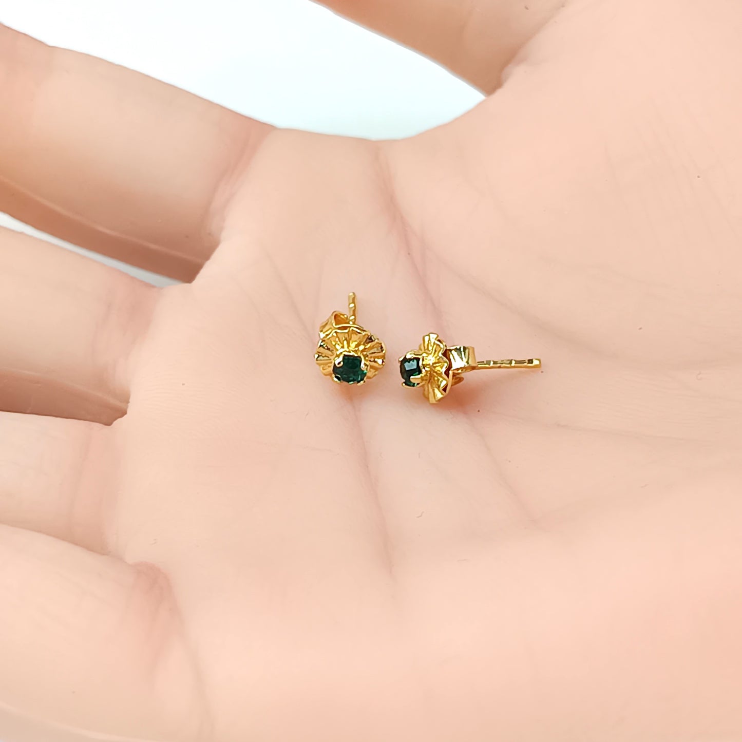 Brinco Folheado em Ouro Amarelo