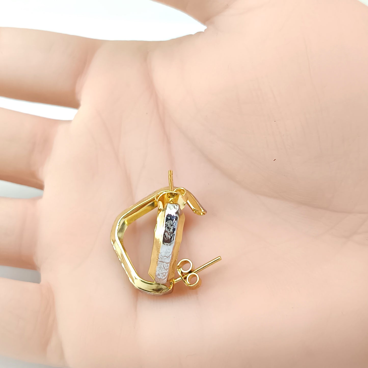 Brinco Folheado em Ouro Amarelo