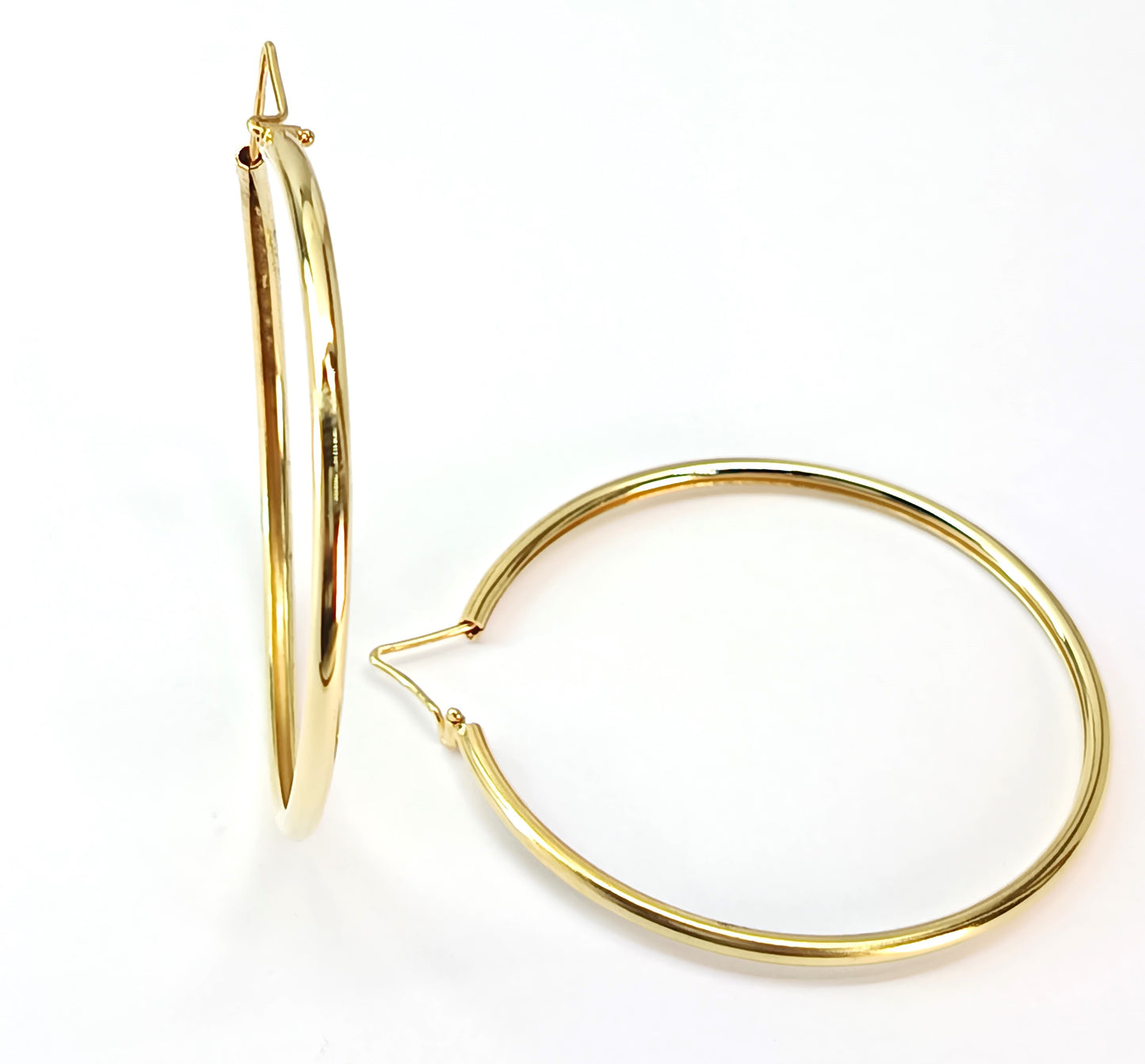 Brinco Folheado em Ouro Amarelo