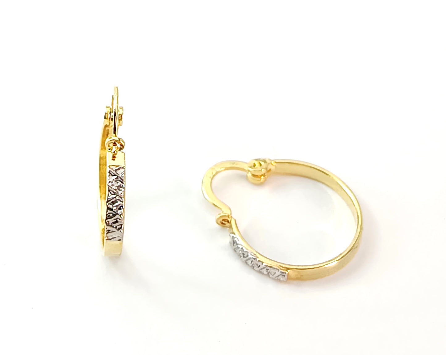 Brinco Folheado em Ouro Amarelo