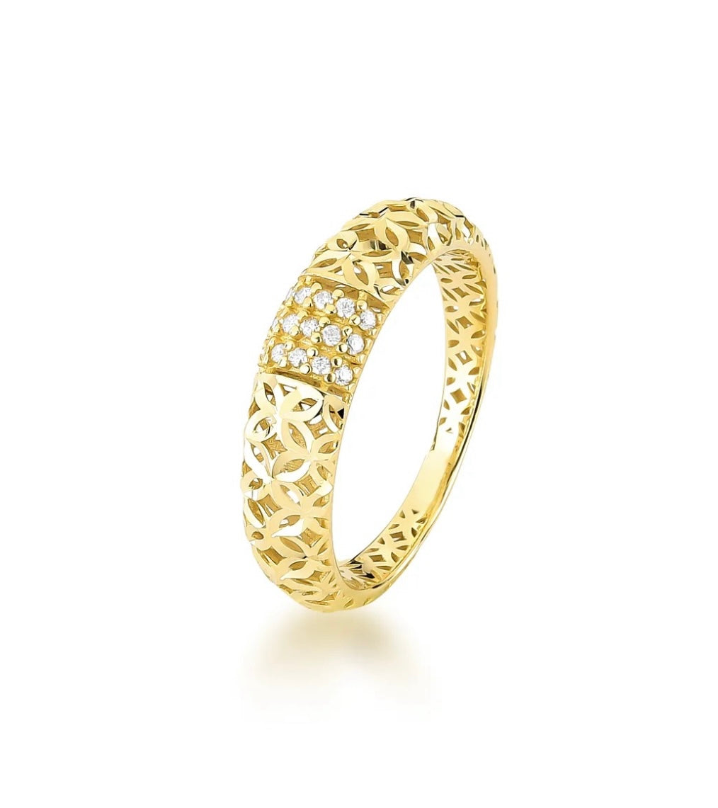 Anel em Ouro Amarelo