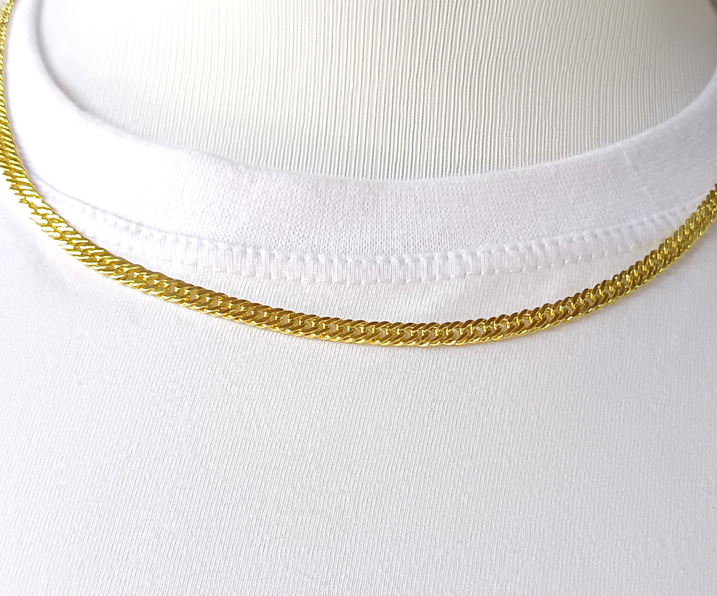 Corrente Folheada em Ouro Amarelo