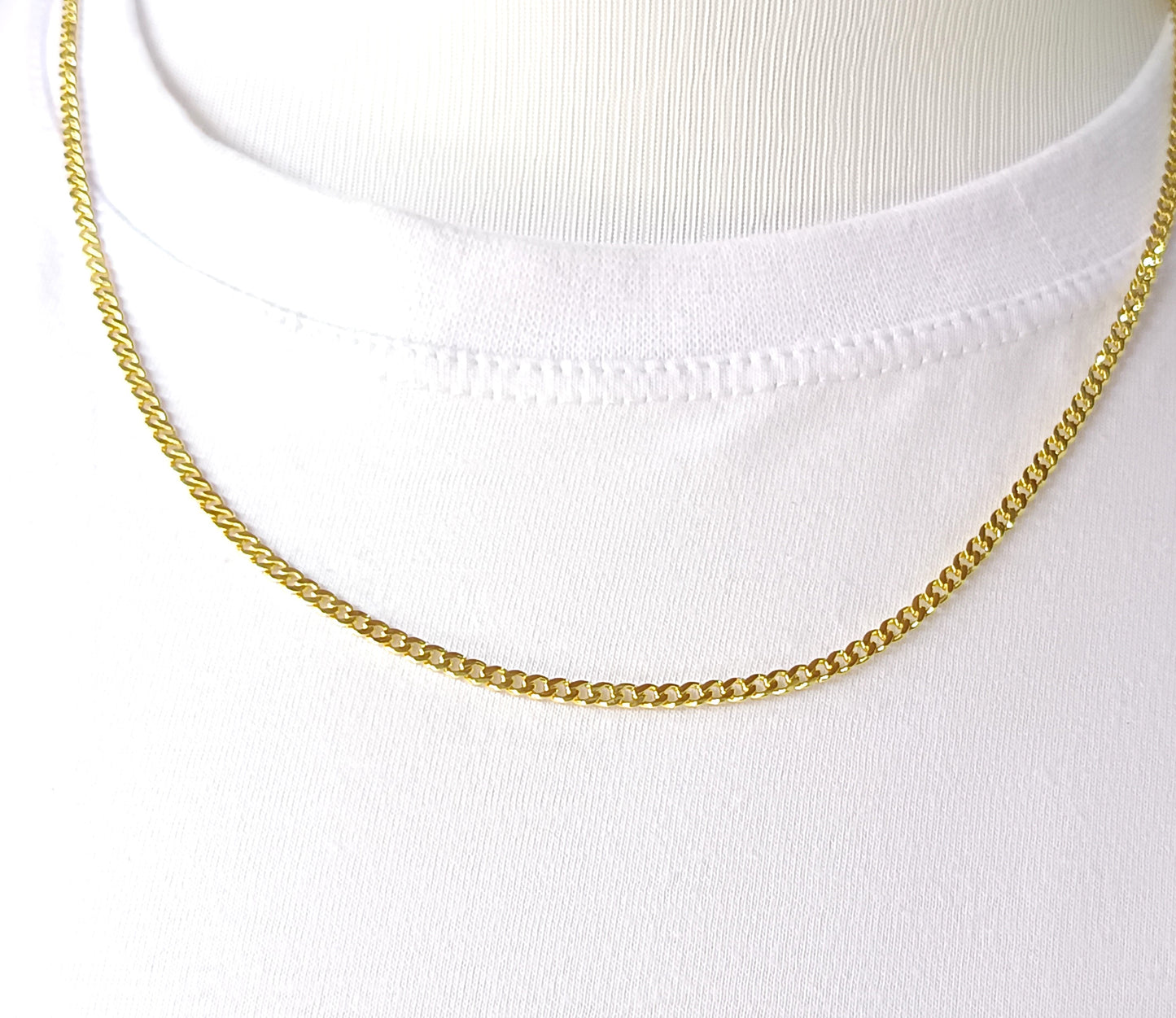 Corrente Folheada em Ouro Amarelo