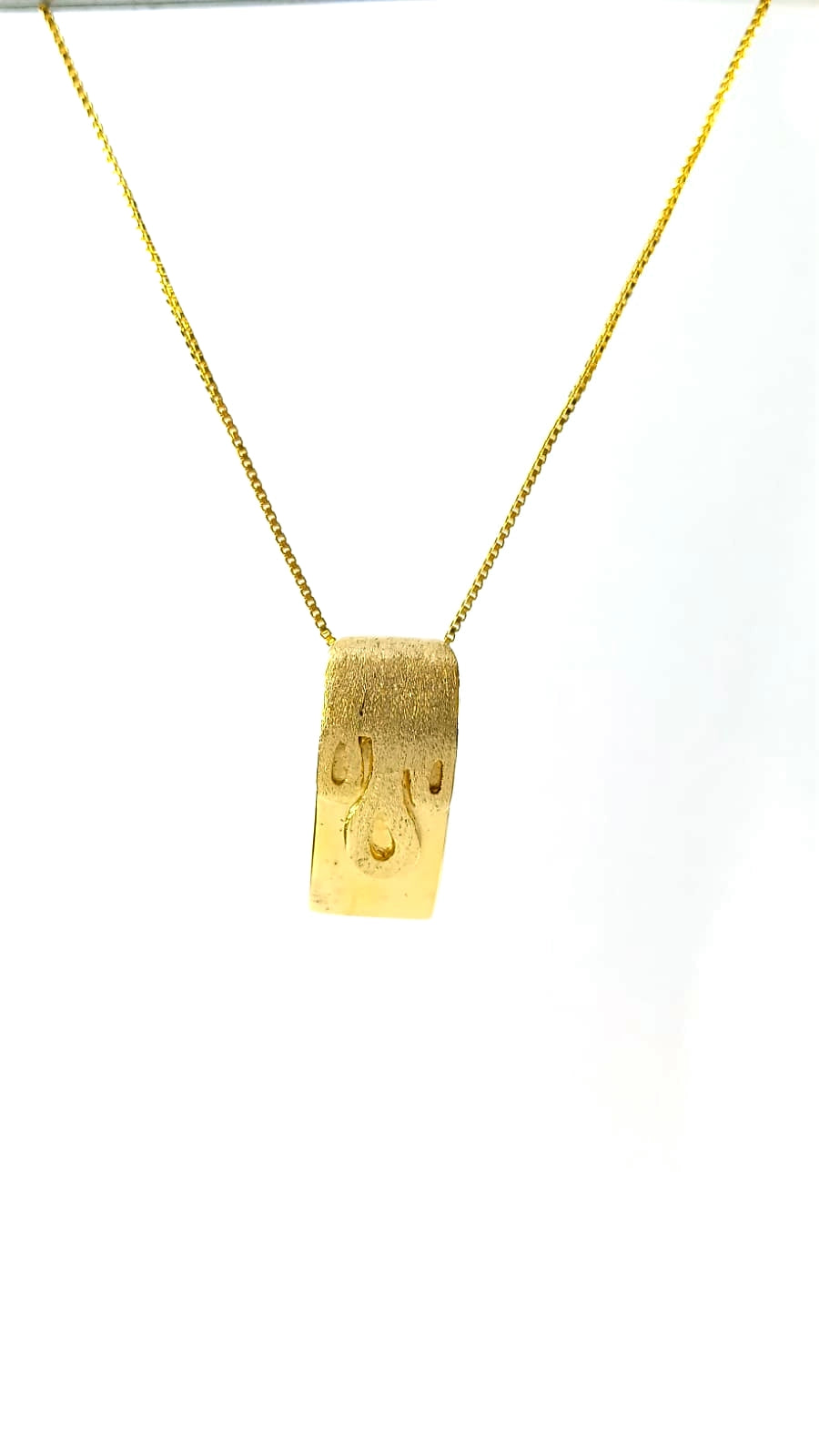 Gargantilha em Prata com Banho em Ouro Amarelo