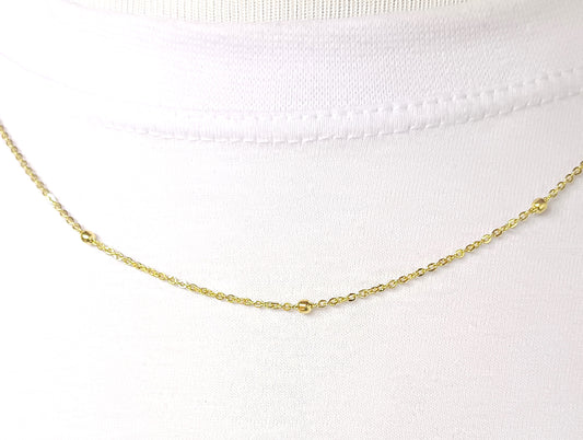 Gargantilha Folheado em Ouro Amarelo