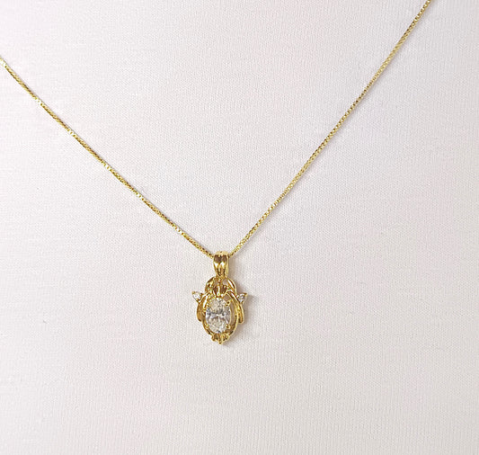 Pingente Folheado em Ouro Amarelo