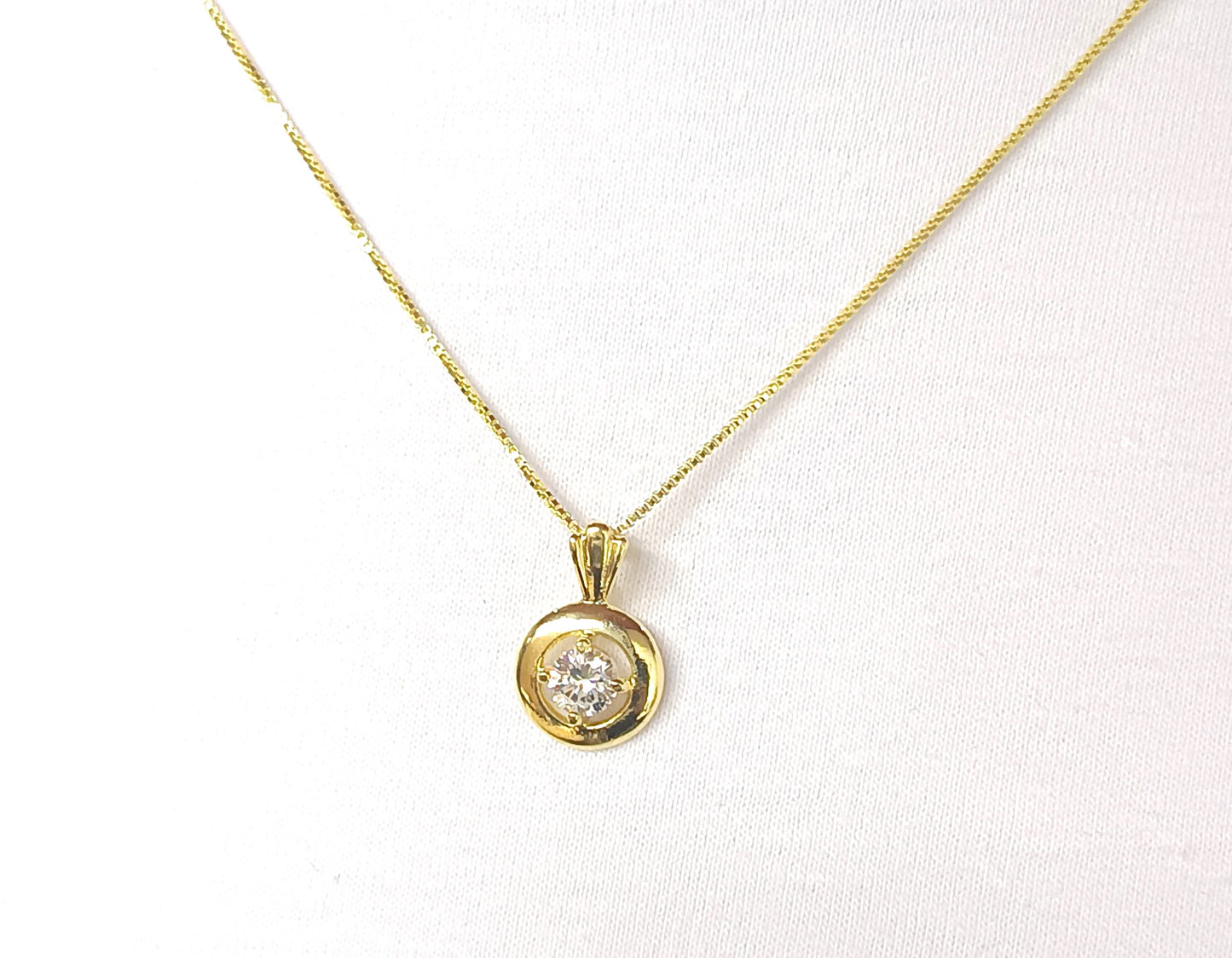 Pingente Folheado em Ouro Amarelo
