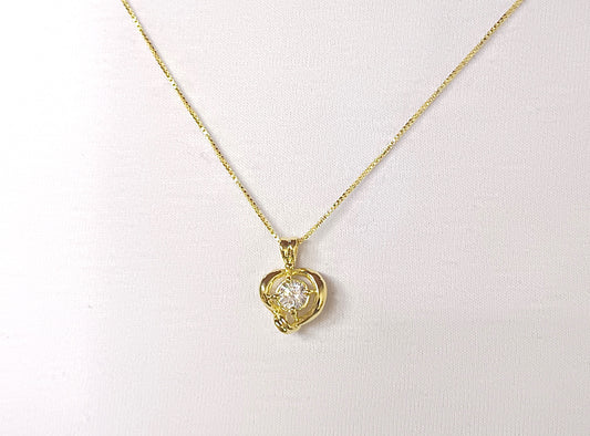 Pingente Folheado em Ouro Amarelo