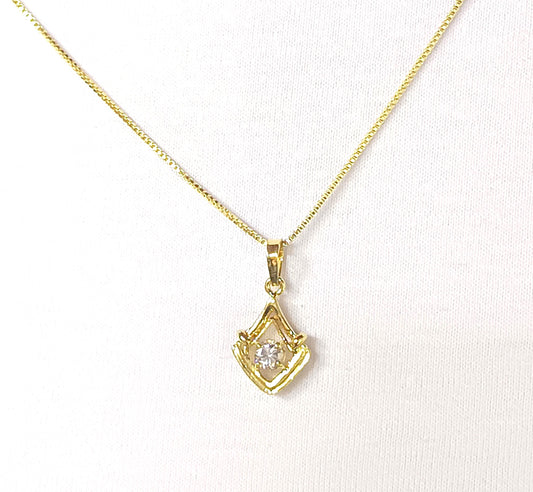 Pingente Folheado em Ouro Amarelo