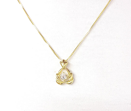 Pingente Folheado em Ouro Amarelo