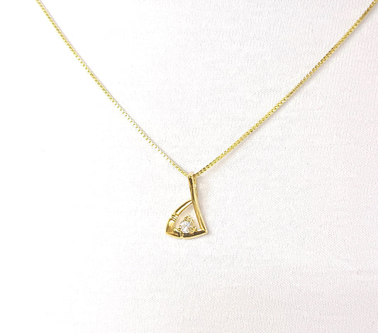 Pingente Folheado em Ouro Amarelo