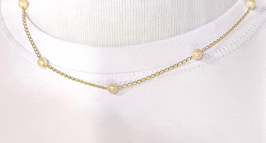 Gargantilha Folheada em Ouro Amarelo