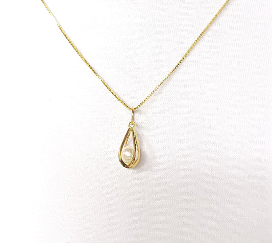 Pingente Folheado em Ouro Amarelo