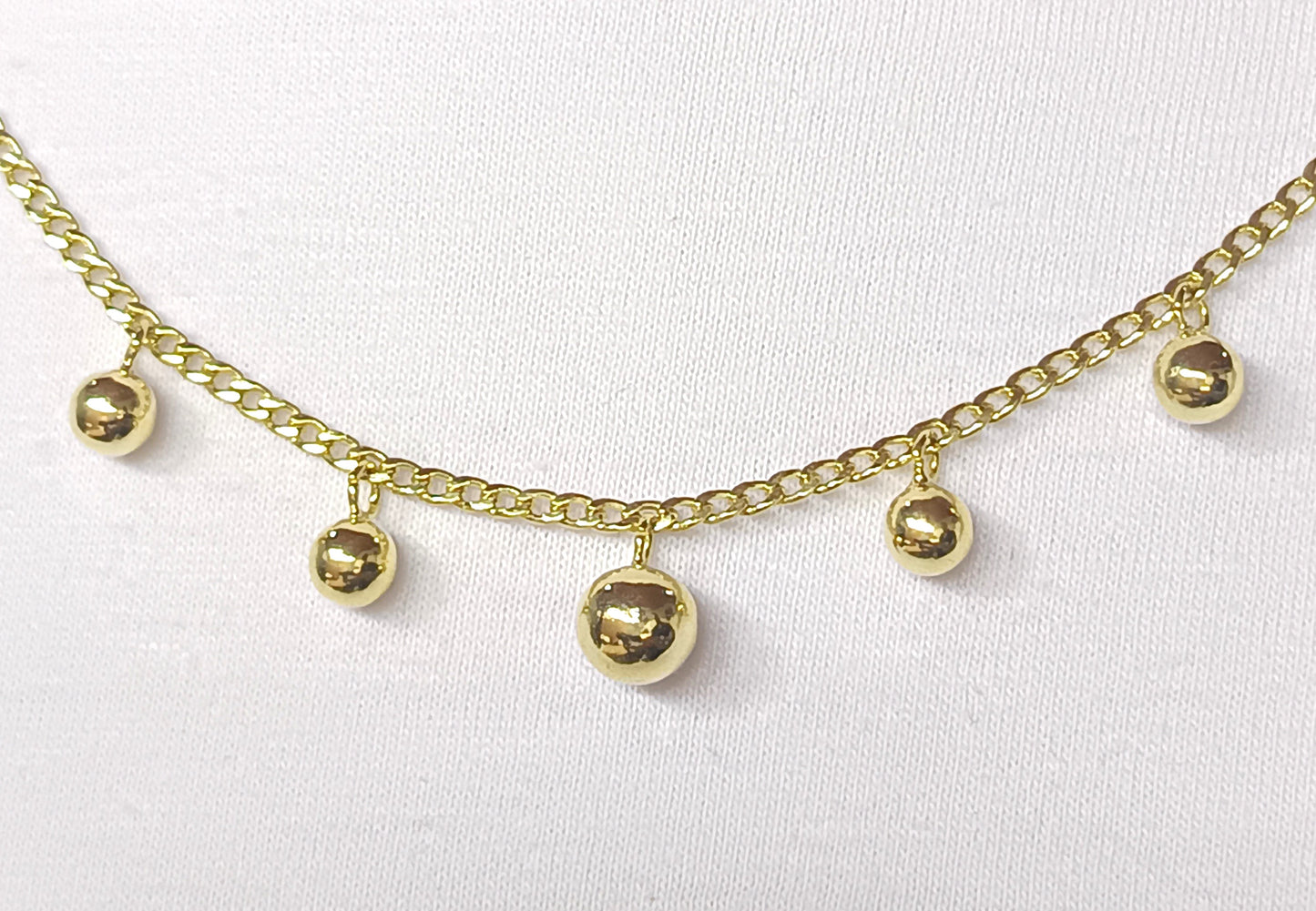 Gargantilha Folheada em Ouro Amarelo