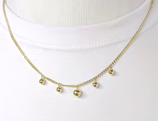Gargantilha Folheada em Ouro Amarelo