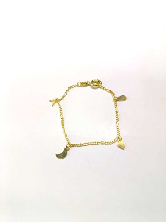 Pulseira Folheada em Ouro Amarelo