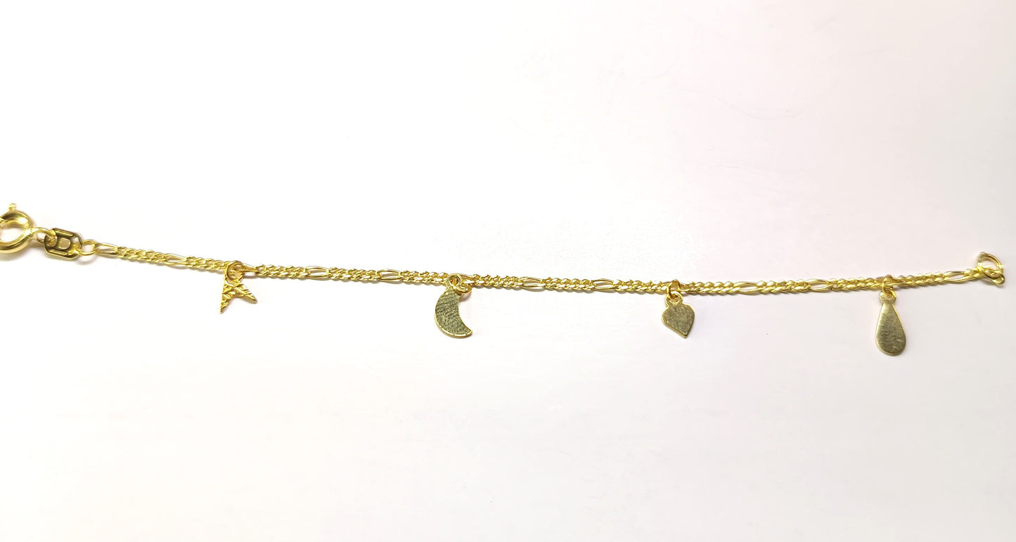 Pulseira Folheada em Ouro Amarelo