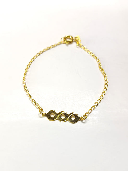 Pulseira Folheada em Ouro Amarelo