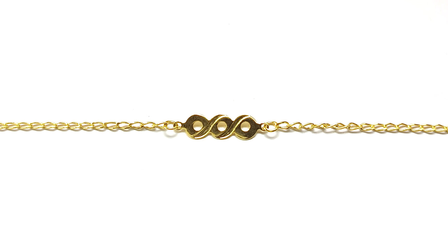 Pulseira Folheada em Ouro Amarelo