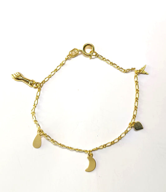 Pulseira Folheada em Ouro Amarelo
