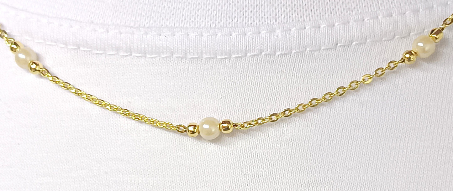 Gargantilha Folheada em Ouro Amarelo