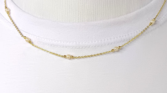 Gargantilha Folheada em Ouro Amarelo