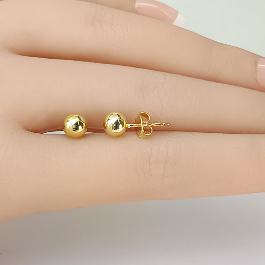 Brinco Folheado em Ouro Amarelo