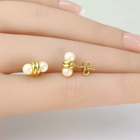 Brinco Folheado em Ouro Amarelo