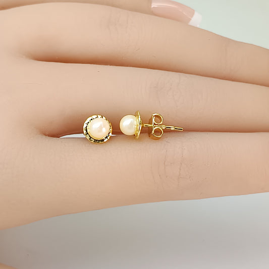 Brinco Folheado em Ouro Amarelo