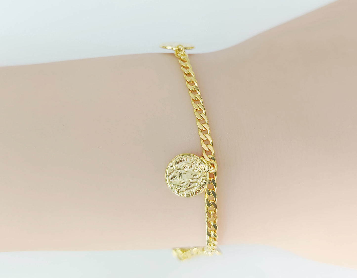 Pulseira Folheada em Ouro Amarelo