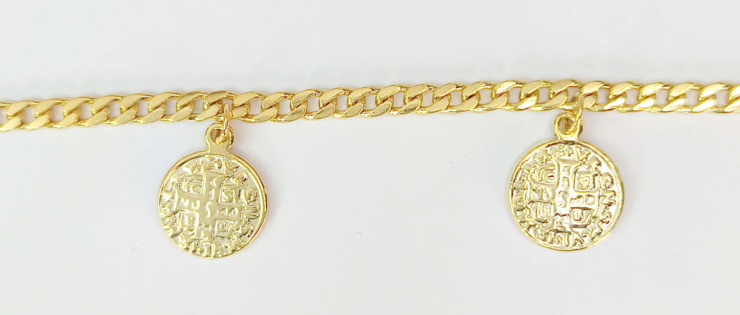 Pulseira Folheada em Ouro Amarelo