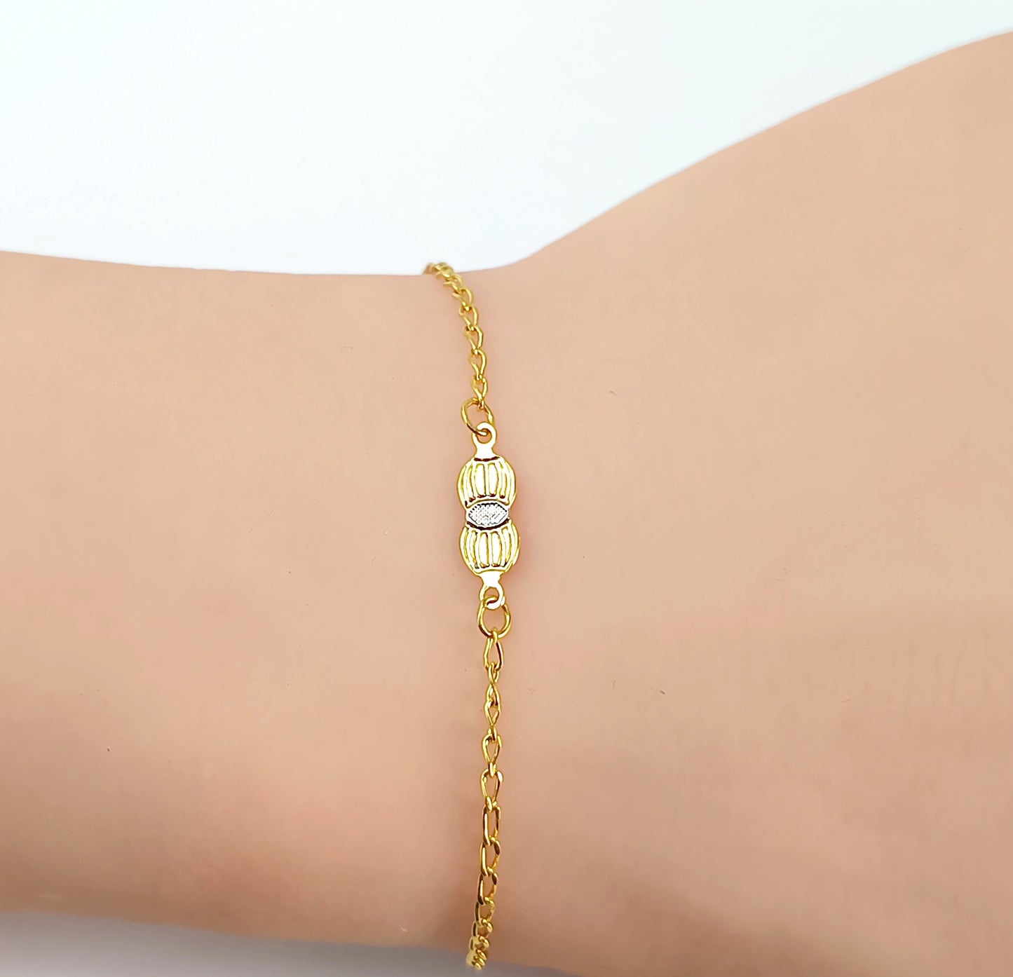 Pulseira Folheada em Ouro Amarelo