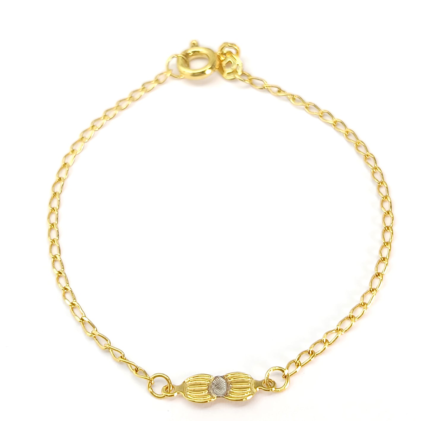 Pulseira Folheada em Ouro Amarelo
