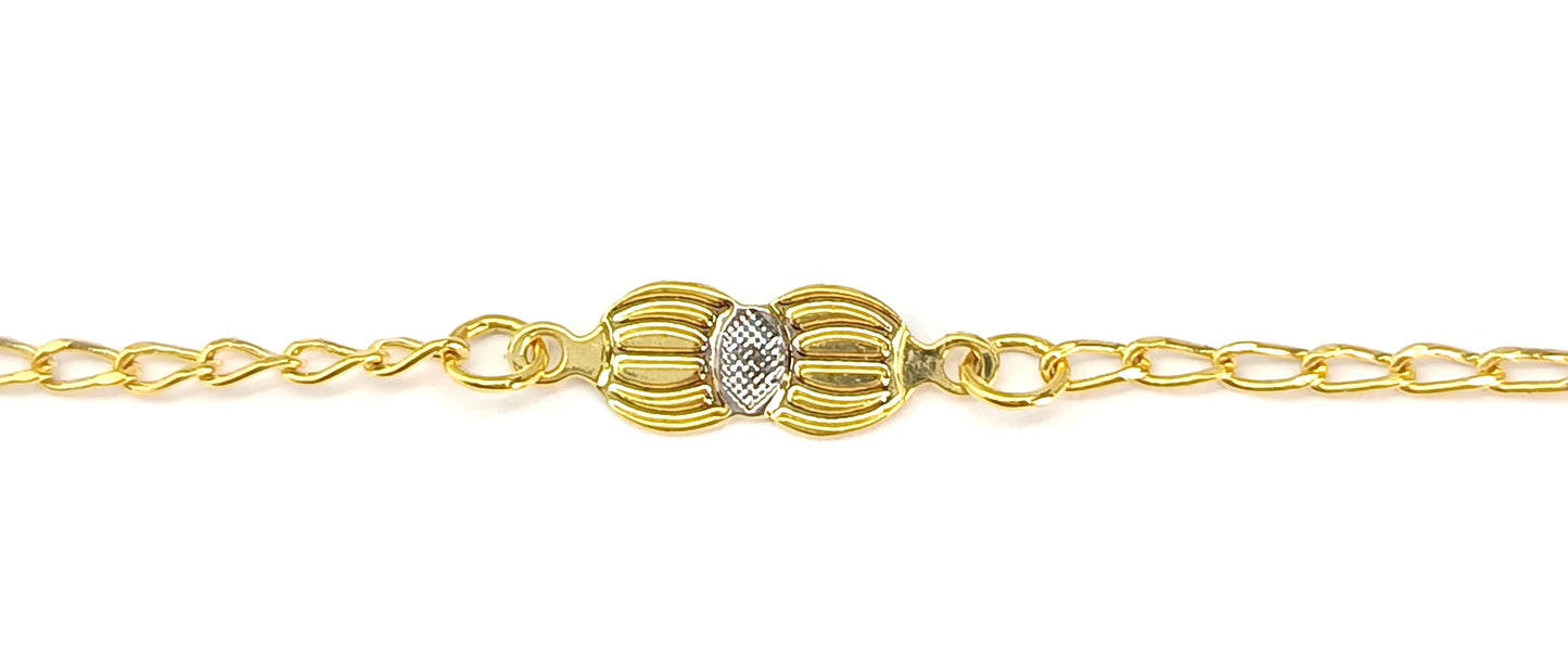 Pulseira Folheada em Ouro Amarelo