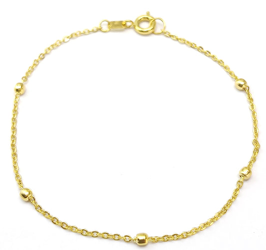 Pulseira Folheada em Ouro Amarelo
