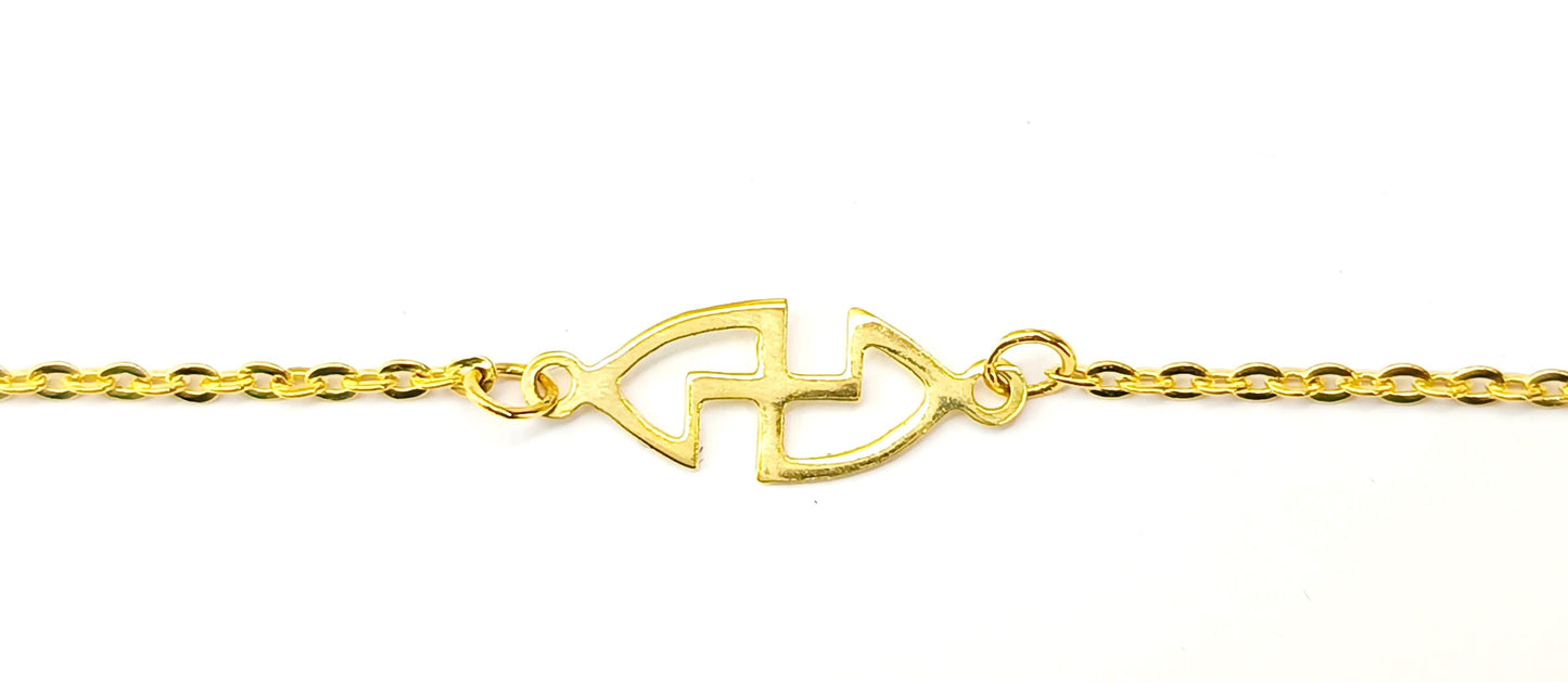 Pulseira Folheada em Ouro Amarelo