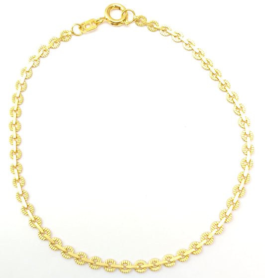 Pulseira Folheada em Ouro Amarelo